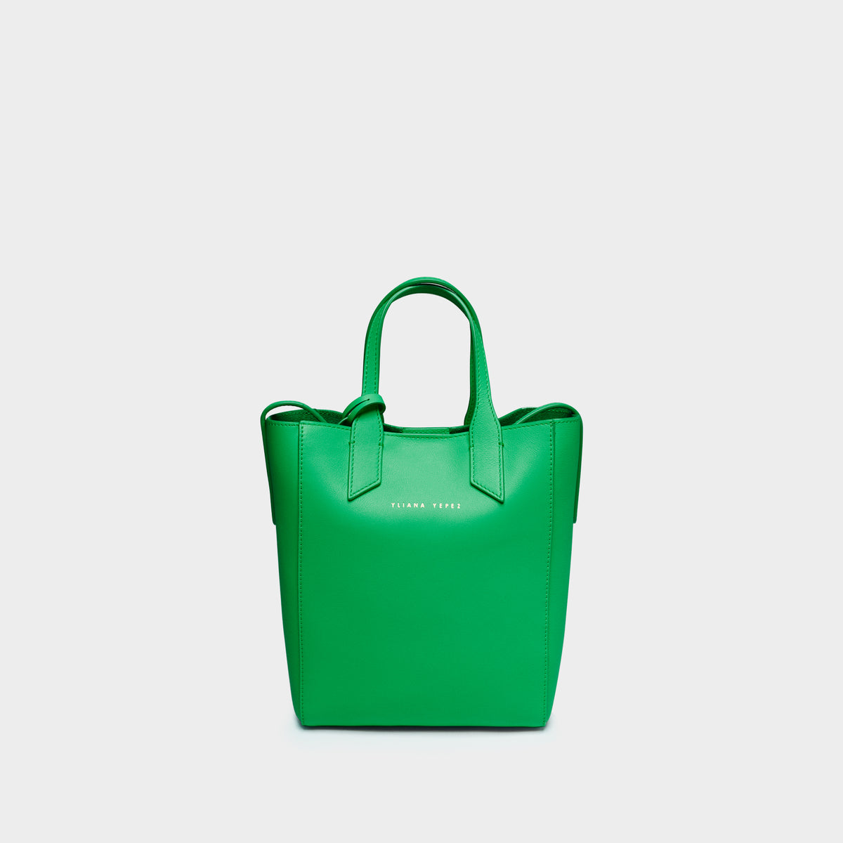 Mini Sarah green tote – YLIANA YEPEZ Mini Sarah green tote – YLIANA YEPEZ