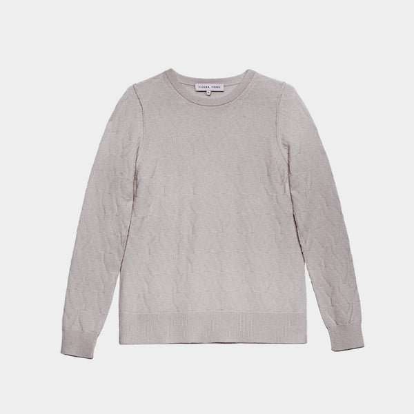 Sweater Cashmere Light Grey YY Logomania