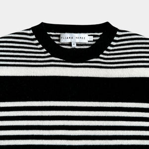 Aspen Sweater Black/White