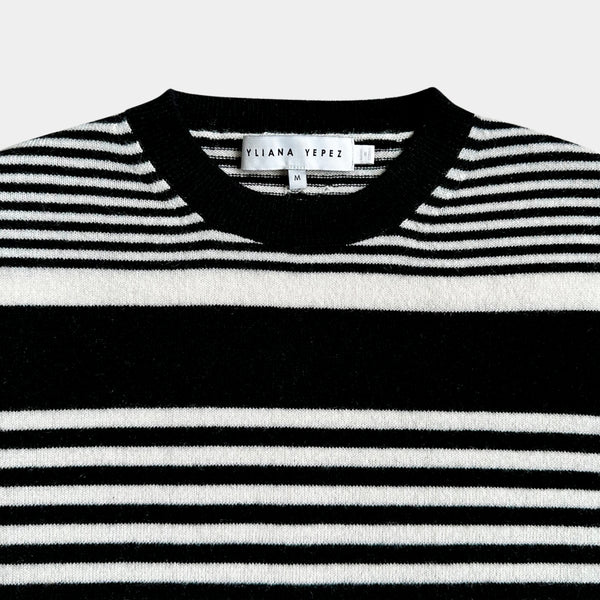 Aspen Sweater Black/White