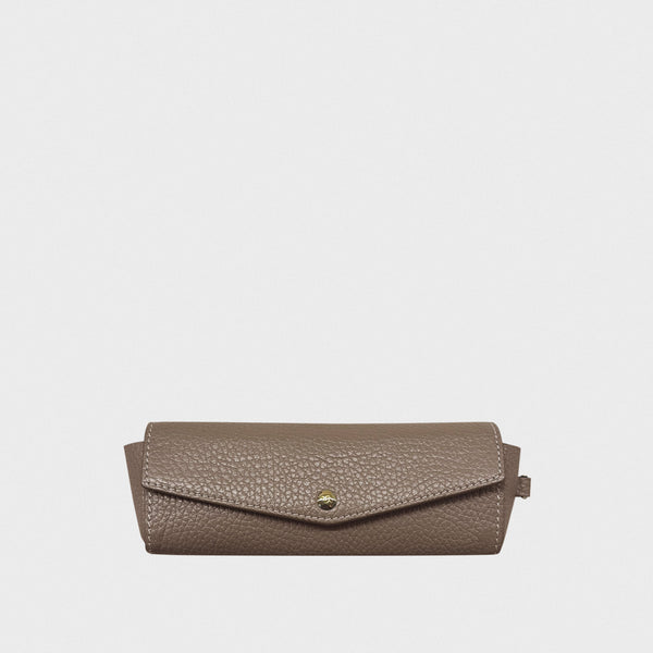 Glasses Case w. Strap Taupe