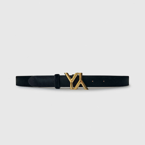 Mini Icon Belt Calf Hair Black