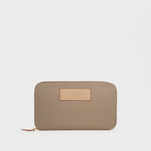 Travel Document Wallet Taupe