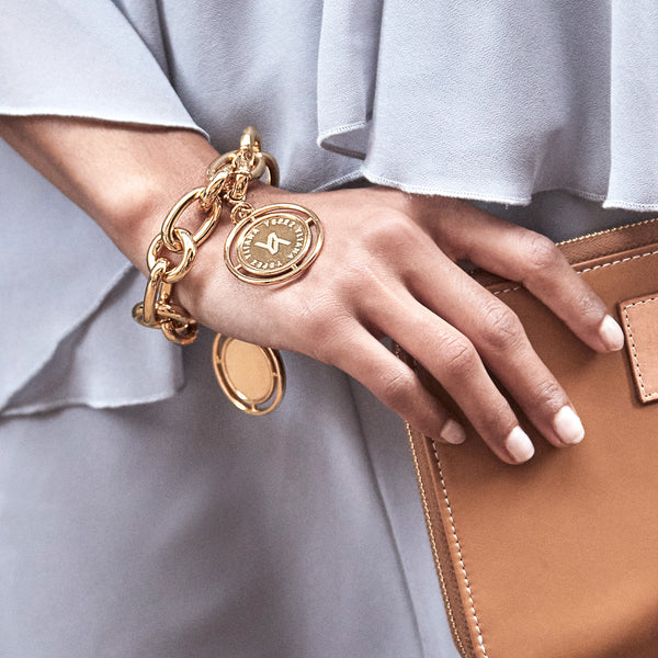 Lulu Bracelet with Medallion Gold