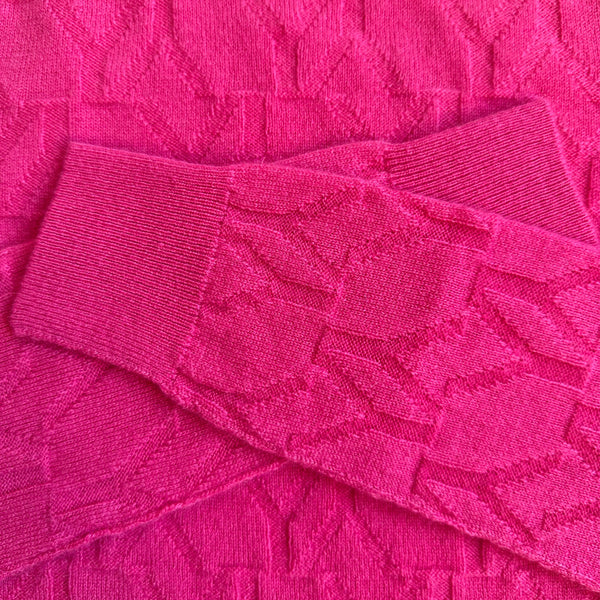 Sweater YY Logomania Fuchsia