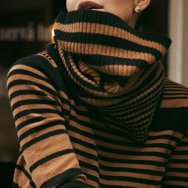 Neck Warmer 45 Aspen Mocha/Black