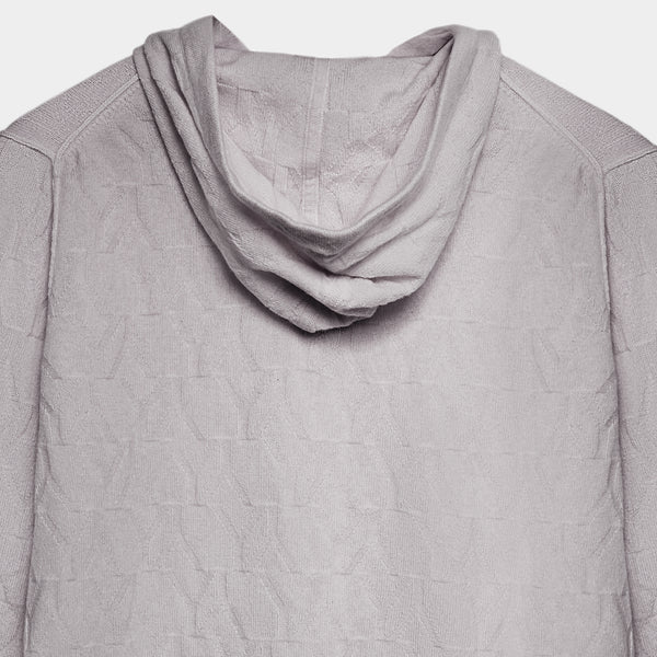 Zip Hoodie YY Logomania Light Grey