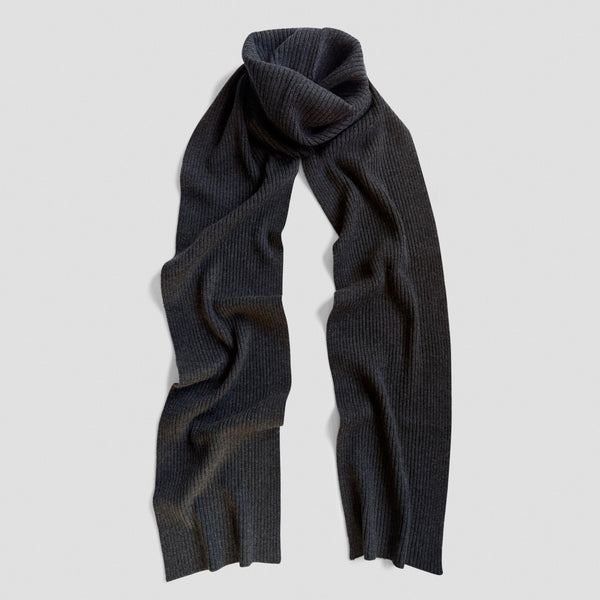 Neck Warmer with Scarf Dark Grey