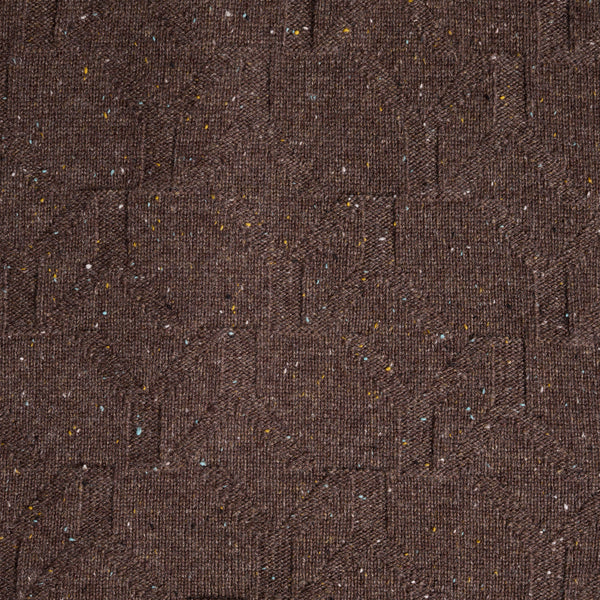 Cardigan Sweater YY Logomania Brown