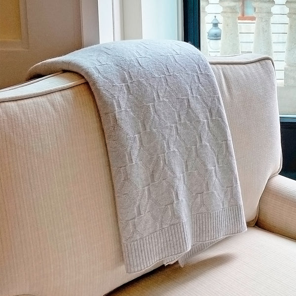 Blanket YY Logomania Light Grey