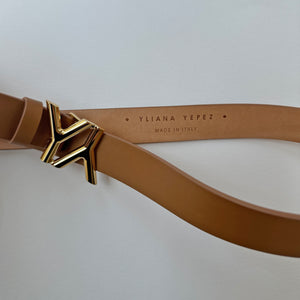 Mini Icon Belt Camel
