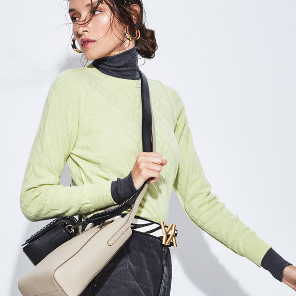 YLIANA YEPEZ Logomania sweater