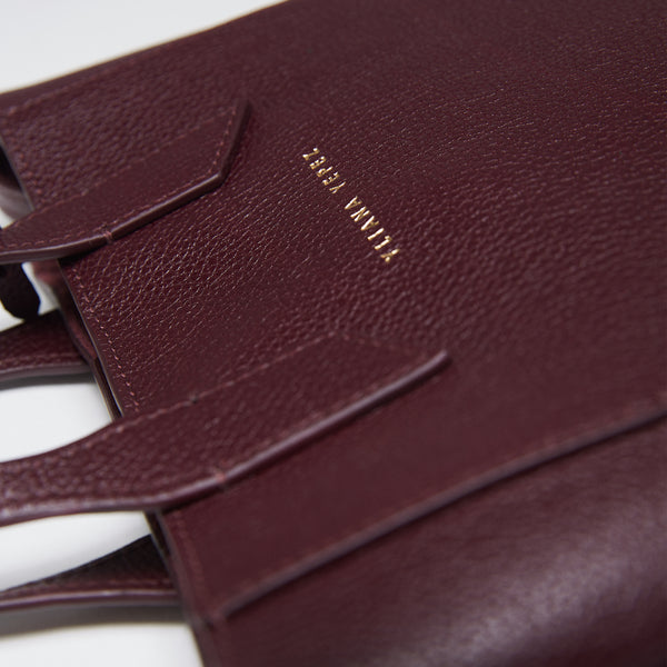 Mini Sarah Tote Bordeaux