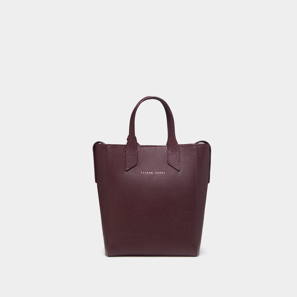 Mini Sarah Tote Bordeaux