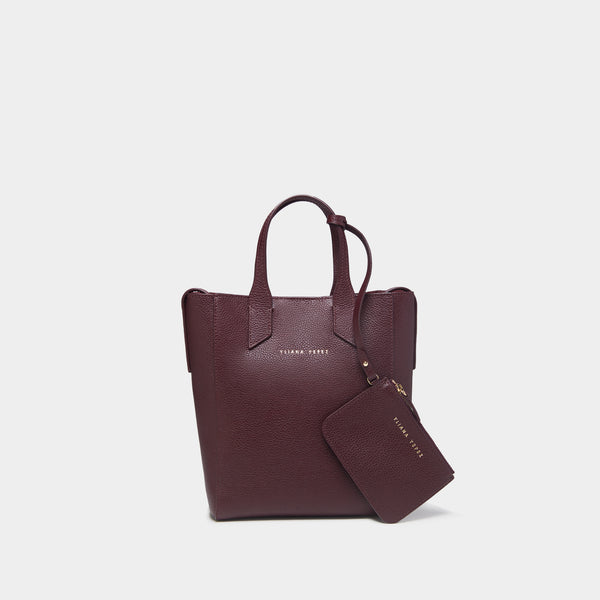 Mini Sarah Tote Bordeaux