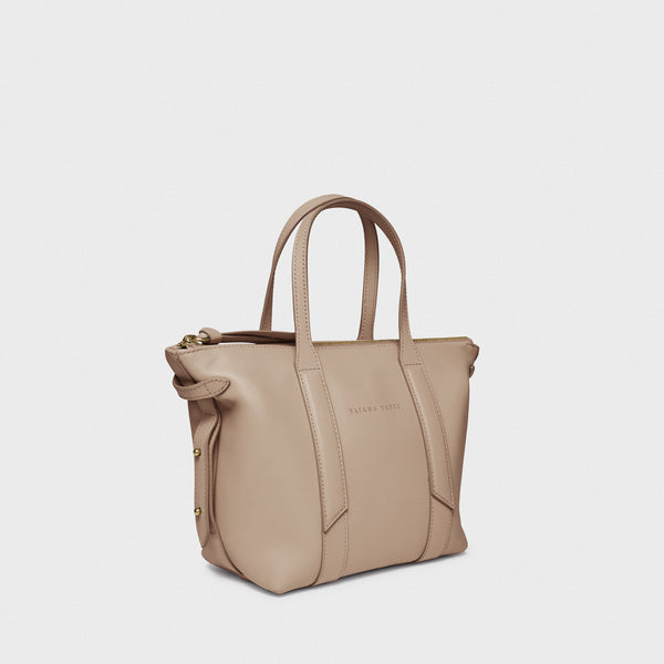 Mini Carmen Satchel Taupe