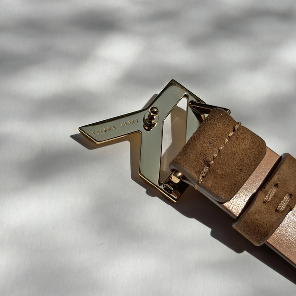 Mini Icon Belt Sepia