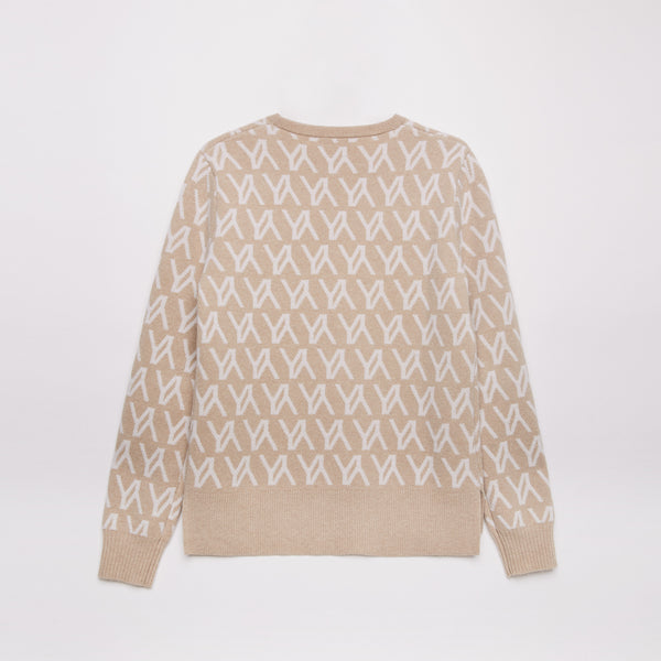 Gamma Sweater Sand/White