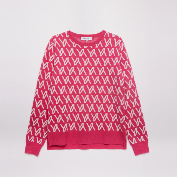 Gamma Sweater Pink/White