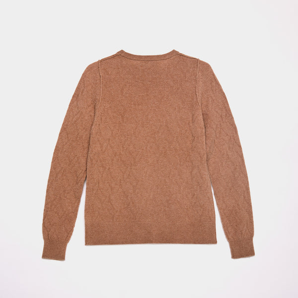 Sweater YY Logomania Camel