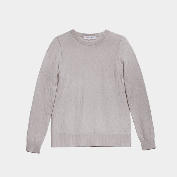 Sweater YY Logomania Light Grey