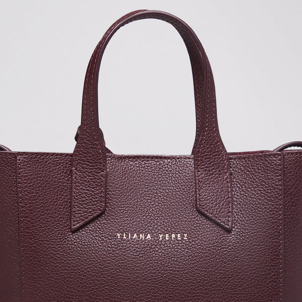 Mini Sarah Tote Bordeaux