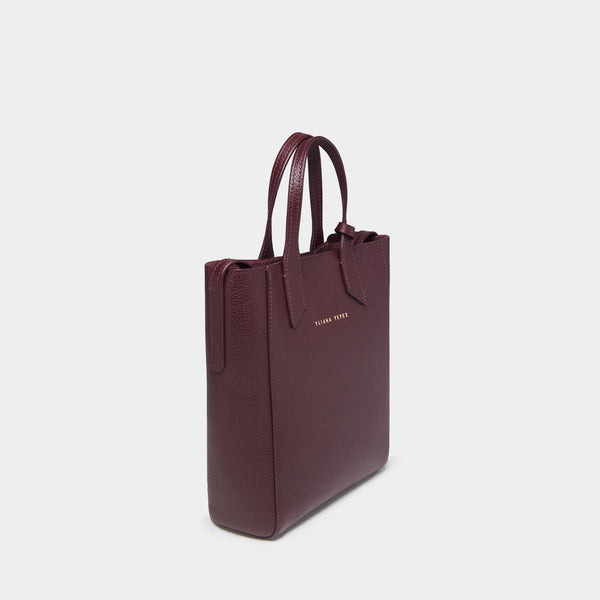 Mini Sarah Tote Bordeaux