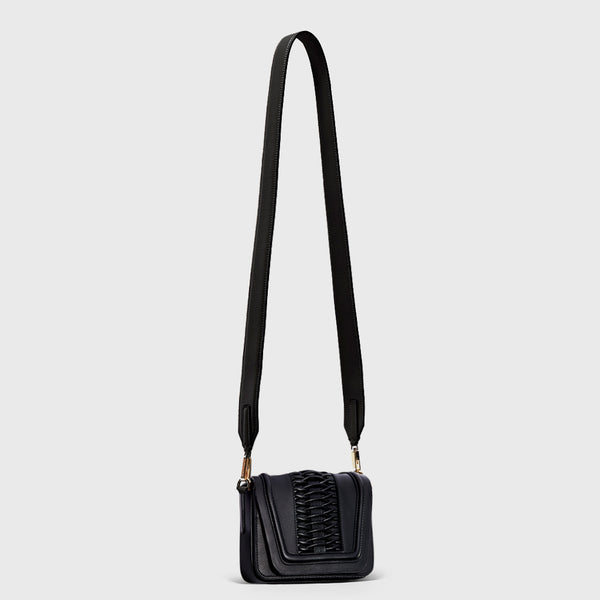 Bolsos YLIANA YEPEZ Mini Eugenia bolso de mano trenzado black                                