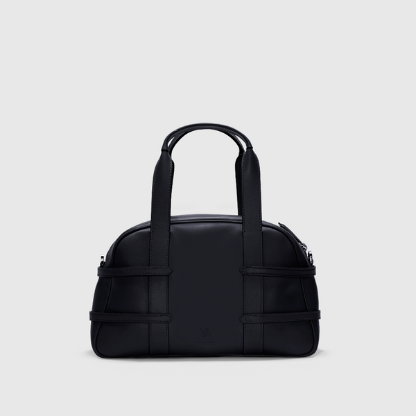 Bolsos de YLIANA YEPEZ bolsos medio francesca de cuero trenzado negro