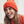 Beanie Cashmere with YY Logo Orange