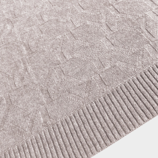 Baby Blanket YY Logomania Light Grey