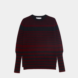 Aspen Sweater Bordeaux/Dark Grey