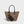 Bianca 45 tote raphia crochet black/natural