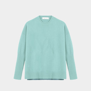 Boxy Sweater Aqua