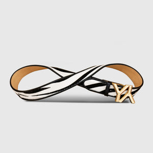 Buckle Belt Calf hair Zebra