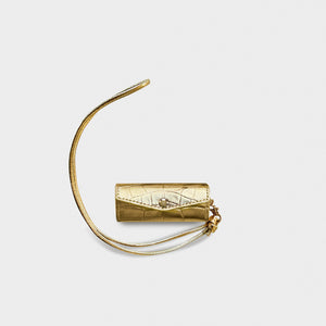Lipstick Case Croc Gold