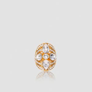 Cage One Ring Gold