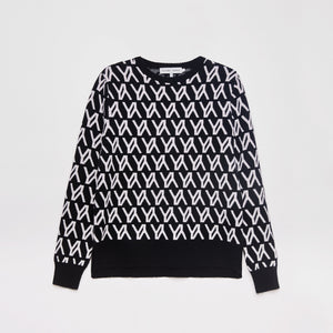 Gamma Sweater Black/White