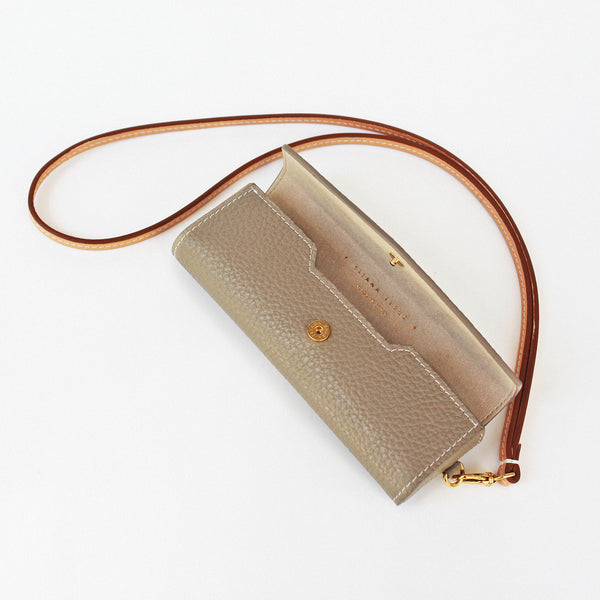 Glasses Case w. Strap Taupe