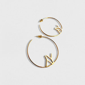 Icon Hoop Earrings Gold