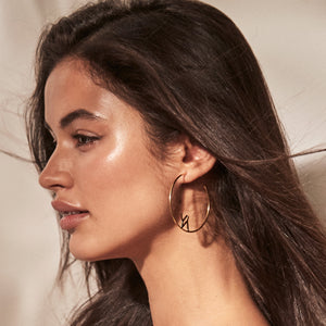 Icon Hoop Earrings Gold