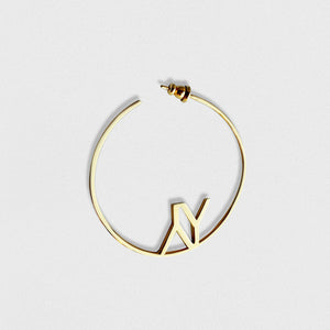 Icon Hoop Earrings Gold