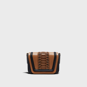 Mini Eugenia Braided Camel/Black