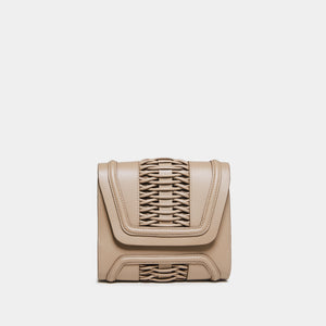 Mini Giovanna Clutch Braided Taupe