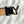 Mini Icon Belt Calf Hair Black