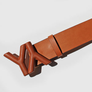 Buckle with Belt Tan