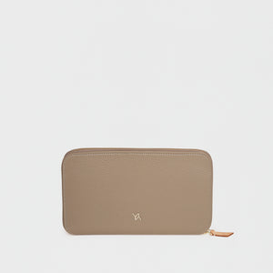 Travel Document Wallet Taupe
