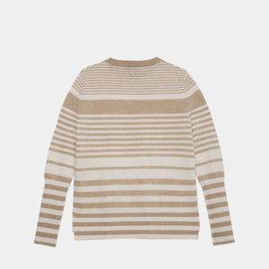 Aspen Sweater Sand/White