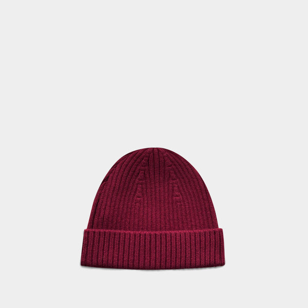 Beanie Cashmere Bordeaux