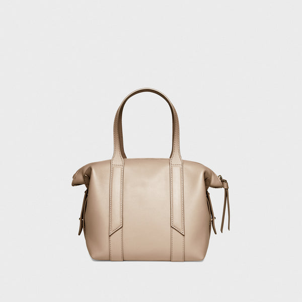 Bolso satchel Mini Carmen taupe